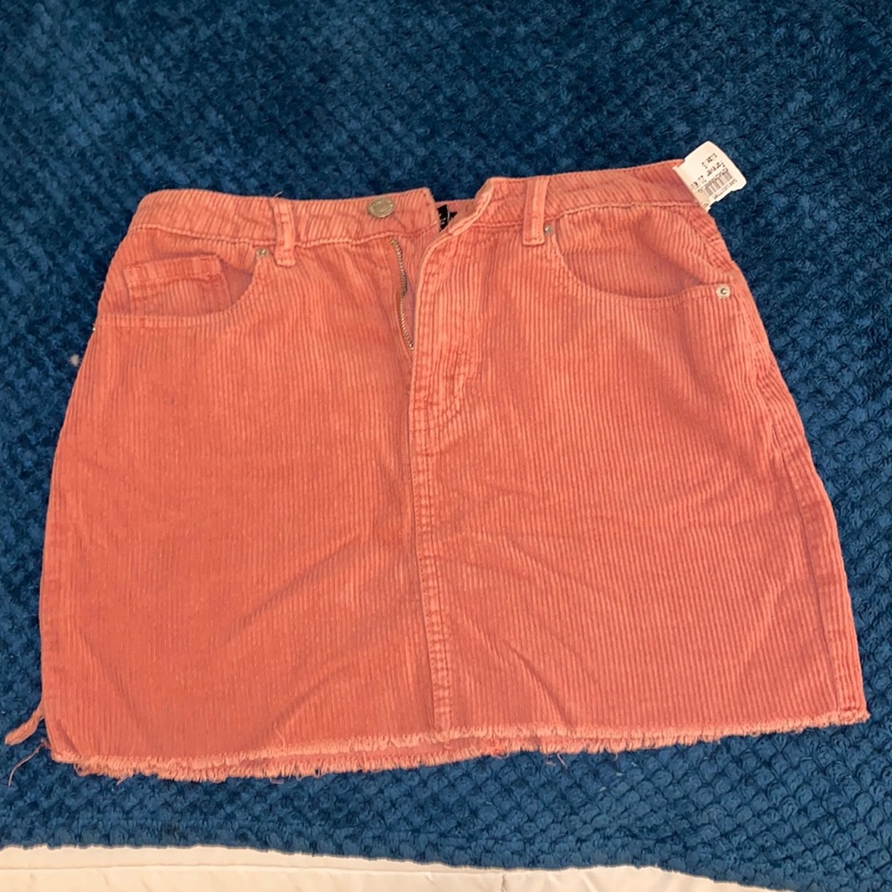 coral skirt